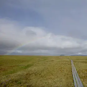 Arctic Rainbow in the Lena River Delta